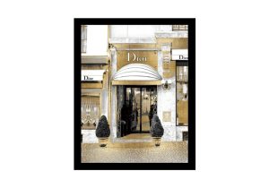 Wall Art 'Dior' - Designer Store Front