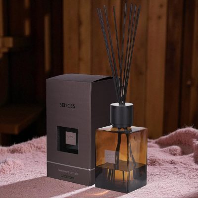 6000ml 'Amber Alang Alang' Giant Reed Diffuser - Glass Bottle