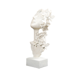Statue 'Cream Face Lady' Antique Cream - Image 8