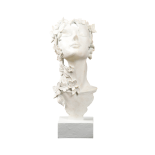 Statue 'Cream Face Lady' Antique Cream - Image 6