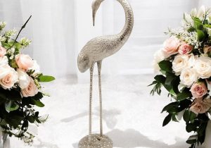 Crane Design Wine Cooler - Hammered Metal - Backward