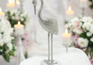 Crane Design Champagne Cooler - Hammered Metal - Forward