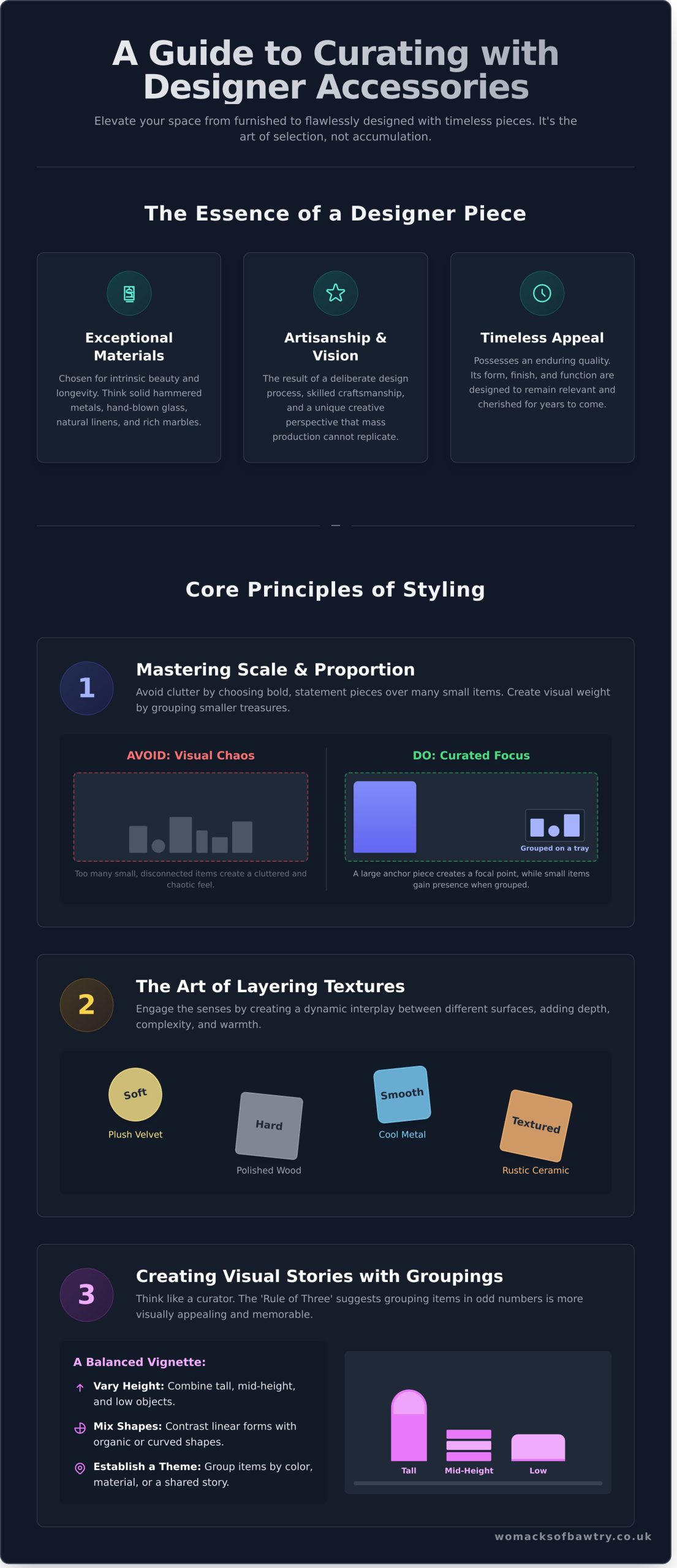 Designer Home Accessories: The Ultimate UK Guide to Curated Interiors - Infographic