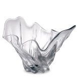 'Mayfair' Table Bowl - Hand Blown Clear Glass