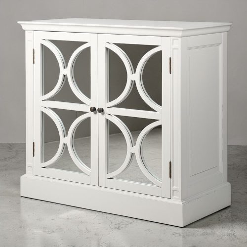 DW - Sideboard, Sideboard - 2 Door - Rear Mirrored Glass Design - Ascot Furniture Range