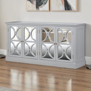DW - 4 Door Sideboard & Mirrored - Ascot Furniture Range