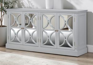 DW - 4 Door Sideboard & Mirrored - Ascot Furniture Range
