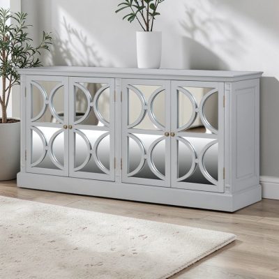 DW - 4 Door Sideboard & Mirrored - Ascot Furniture Range