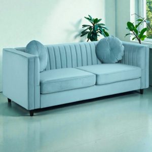 Kensington Pastel Green 3 Seater 5