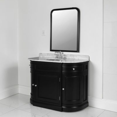 Single Sink Unit black