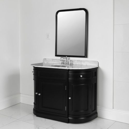 Single Sink Unit black