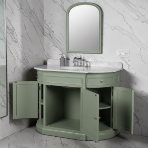 Single Sink Unit Sage Green