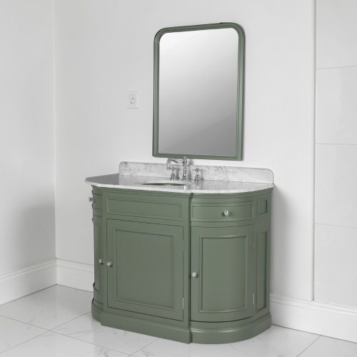 Single Sink Unit Sage Green