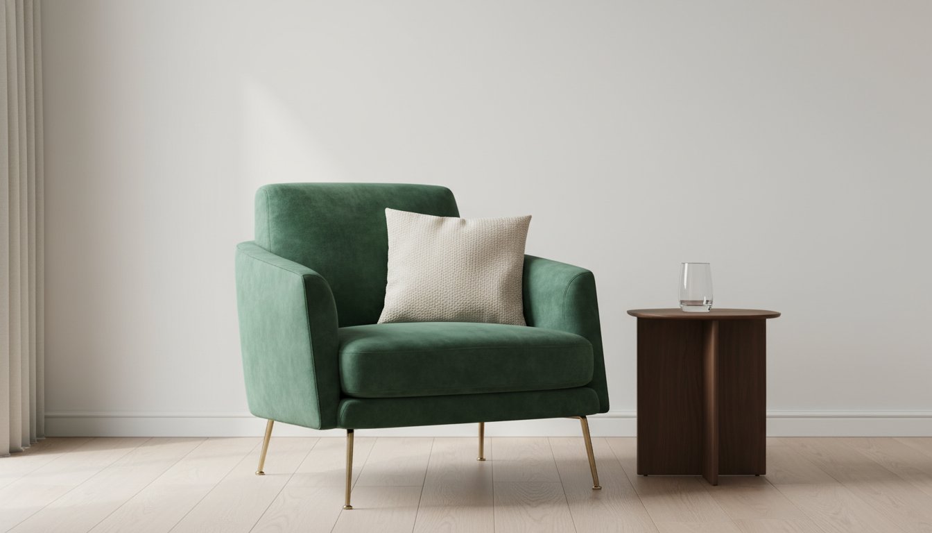 A Guide to Styling a Green Velvet Chair